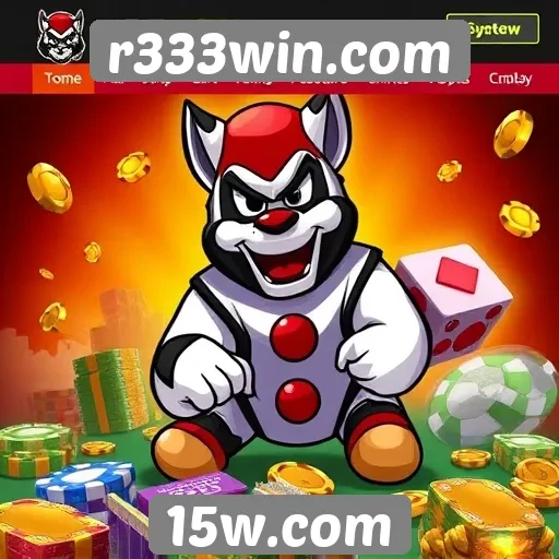 Visão geral das opções de jogos no site r333win